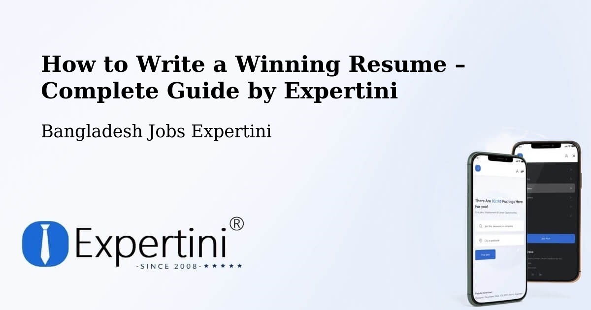 Resume Writing Guide for Job Seekers – Raojān - Raojān, Bangladesh Jobs Expertini